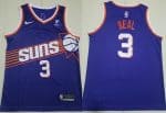 Phoenix Suns #3 Bradley Beal Purple Icon Sponsor Swingman Jersey