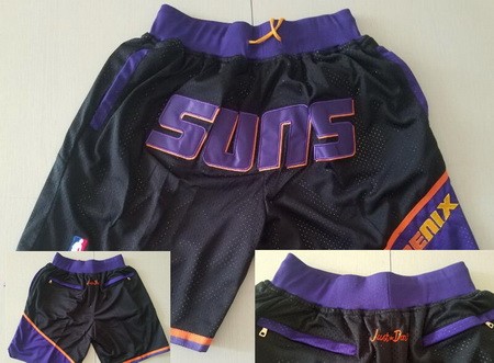 Phoenix Suns Black Just Don Shorts