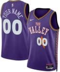 Phoenix Suns Custom Purple 2024 City Heat Press Jersey