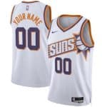Phoenix Suns Custom White 2023 Icon Heat Press Jersey
