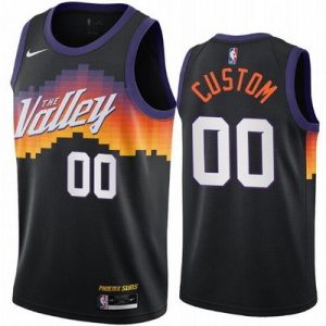 Phoenix Suns Customized Black 2021 City Stitched Swingman Jersey