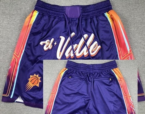 Phoenix Suns Purple 2023 City Just Don Shorts