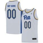Pittsburgh Panthers Customized White 2019 College Basketball Jersey