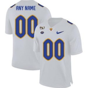 Pittsburgh Panthers Customized White College Football Jersey