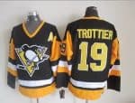 Pittsburgh Penguins #19 Bryan Trottier Black Throwback Jersey
