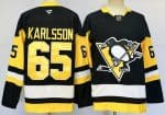 Pittsburgh Penguins #65 Erik Karlsson Black Authentic Jersey