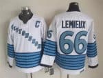 Pittsburgh Penguins #66 Mario Lemieux White 1967 Throwback Jersey