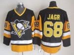 Pittsburgh Penguins #68 Jaromir Jagr Black Throwback Jersey