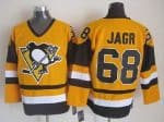 Pittsburgh Penguins #68 Jaromir Jagr Yellow Throwback Jersey