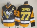 Pittsburgh Penguins #77 Paul Coffey Black Throwback Jersey