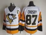 Pittsburgh Penguins #87 Sidney Crosby White Throwback Jersey