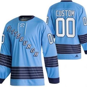 Pittsburgh Penguins Customized 2022 Blue Classics Authentic Jersey