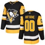 Pittsburgh Penguins Customized Black Authentic Jersey