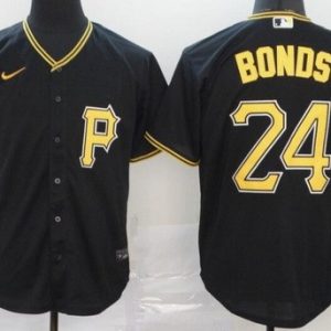 Pittsburgh Pirates #24 Barry Bonds Black 2020 Cool Base Jersey
