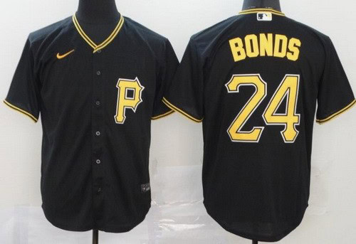 Pittsburgh Pirates #24 Barry Bonds Black 2020 Cool Base Jersey