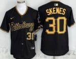 Pittsburgh Pirates #30 Paul Skenes Black Alternate Limited Jersey