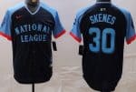 Pittsburgh Pirates #30 Paul Skenes Navy 2024 All Star Limited Jersey