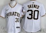 Pittsburgh Pirates #30 Paul Skenes White Limited Jersey