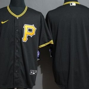 Pittsburgh Pirates Blank Black Cool Base Jersey