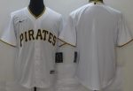 Pittsburgh Pirates Blank White Cool Base Jersey