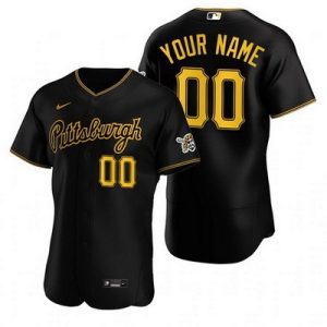 Pittsburgh Pirates Customized Black Alternate Authentic Jersey