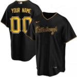 Pittsburgh Pirates Customized Black Alternate Cool Base Jersey