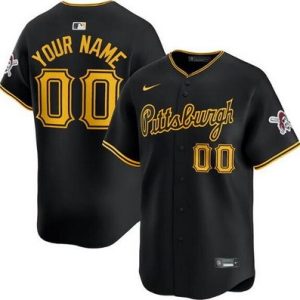 Pittsburgh Pirates Customized Black Alternate Limited Jersey