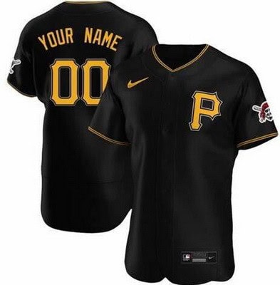 Pittsburgh Pirates Customized Black Authentic Jersey