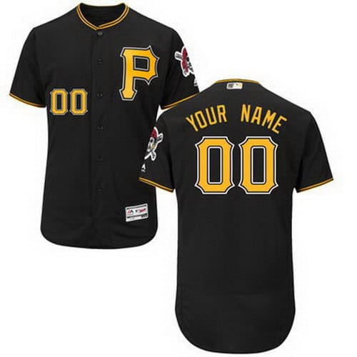 Pittsburgh Pirates Customized Black FlexBase Jersey