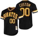 Pittsburgh Pirates Customized Black Throwback Jersey