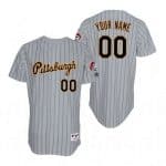 Pittsburgh Pirates Customized Gray 1997 Turn Back The Clock Jersey