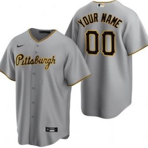 Pittsburgh Pirates Customized Gray Cool Base Jersey