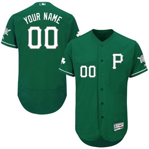 Pittsburgh Pirates Customized Green Celtic FlexBase Jersey