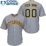 Pittsburgh Pirates Customized Grey Cool Base Jersey