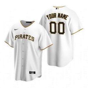 Pittsburgh Pirates Customized White 2020 Cool Base Jersey