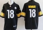 Pittsburgh Steelers #18 Will Howard Limited Black Vapor Jersey
