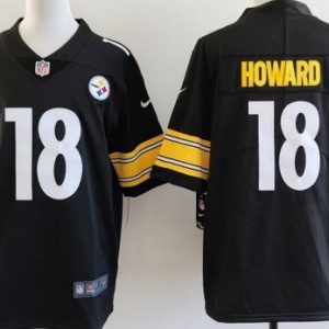 Pittsburgh Steelers #18 Will Howard Limited Black Vapor Jersey
