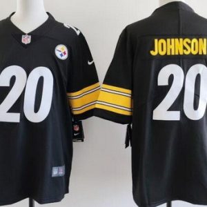 Pittsburgh Steelers #20 Kaleb Johnson Limited Black Vapor Jersey