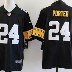 Pittsburgh Steelers #24 Joey Porter Jr Limited Black Alternate Vapor Jersey