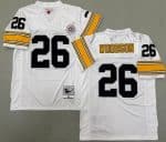 Pittsburgh Steelers #26 Rod Woodson White Alternate 1994 Throwback Jersey