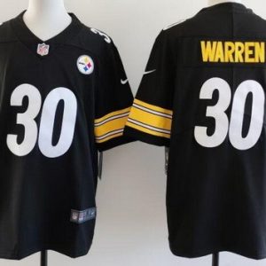 Pittsburgh Steelers #30 Jaylen Warren Limited Black Vapor Jersey
