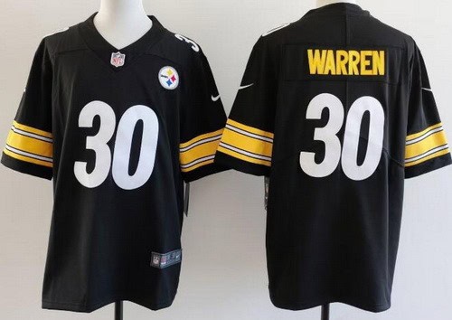 Pittsburgh Steelers #30 Jaylen Warren Limited Black Vapor Jersey