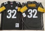 Pittsburgh Steelers #32 Franco Harris Black 1978 Throwback Jersey