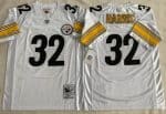 Pittsburgh Steelers #32 Franco Harris White 1976 Throwback Jersey
