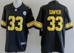 Pittsburgh Steelers #33 Jack Sawyer Limited Black Throwback Vapor Jersey