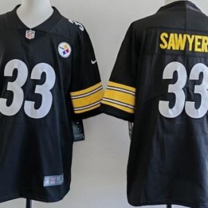 Pittsburgh Steelers #33 Jack Sawyer Limited Black Vapor Jersey