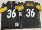 Pittsburgh Steelers #36 Jerome Bettis Black 1996 Jersey