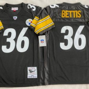 Pittsburgh Steelers #36 Jerome Bettis Black 1996 Jersey