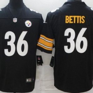Pittsburgh Steelers #36 Jerome Bettis Limited Black Vapor Untouchable Jersey