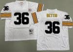 Pittsburgh Steelers #36 Jerome Bettis White 1996 Throwback Jersey